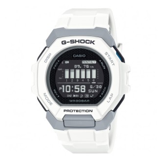 1 - Casio G-Shock Bluetooth men's watch white GBD-300-7ER resin case and strap