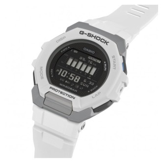 1 - Casio G-Shock Bluetooth men's watch white GBD-300-7ER resin case and strap