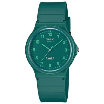 1 - Casio Collection unisex watch green MQ-24B-3BEF resin case and strap