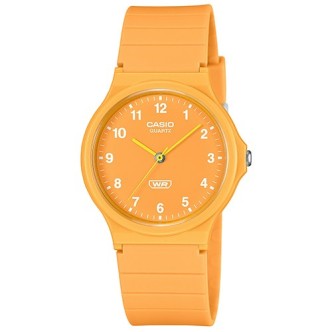 1 - Casio Collection Unisex Watch Orange MQ-24B-9BEF Resin Case and Strap