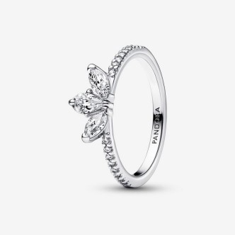 1 - Pandora Women's Ring Bright Petals 192392C01-54 size 14 925 Silver with zirconia