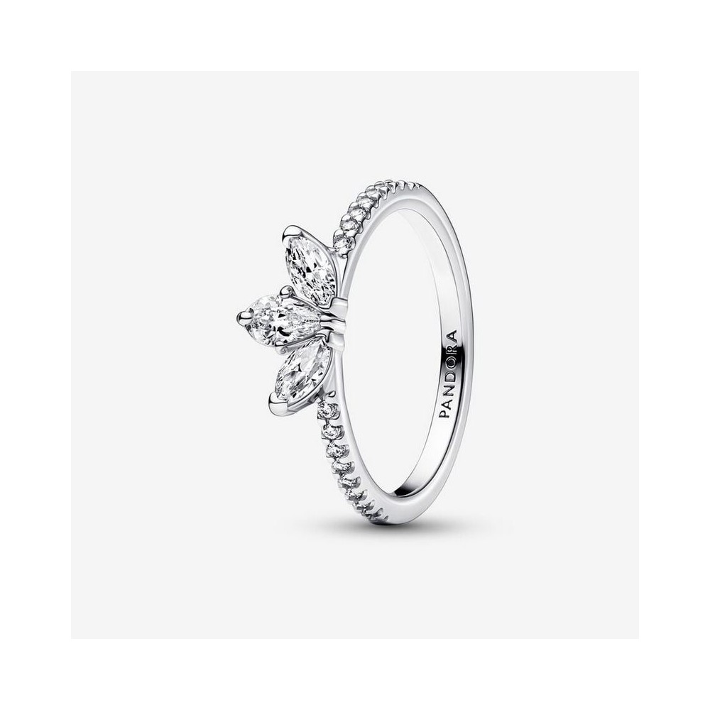 1 - Pandora Women's Ring Bright Petals 192392C01-48 size 8 925 Silver with zirconia