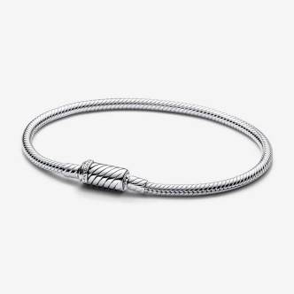 1 - Pandora Women's Snake Bracelet Silver 925 Magnetic Closure 590122C00-18