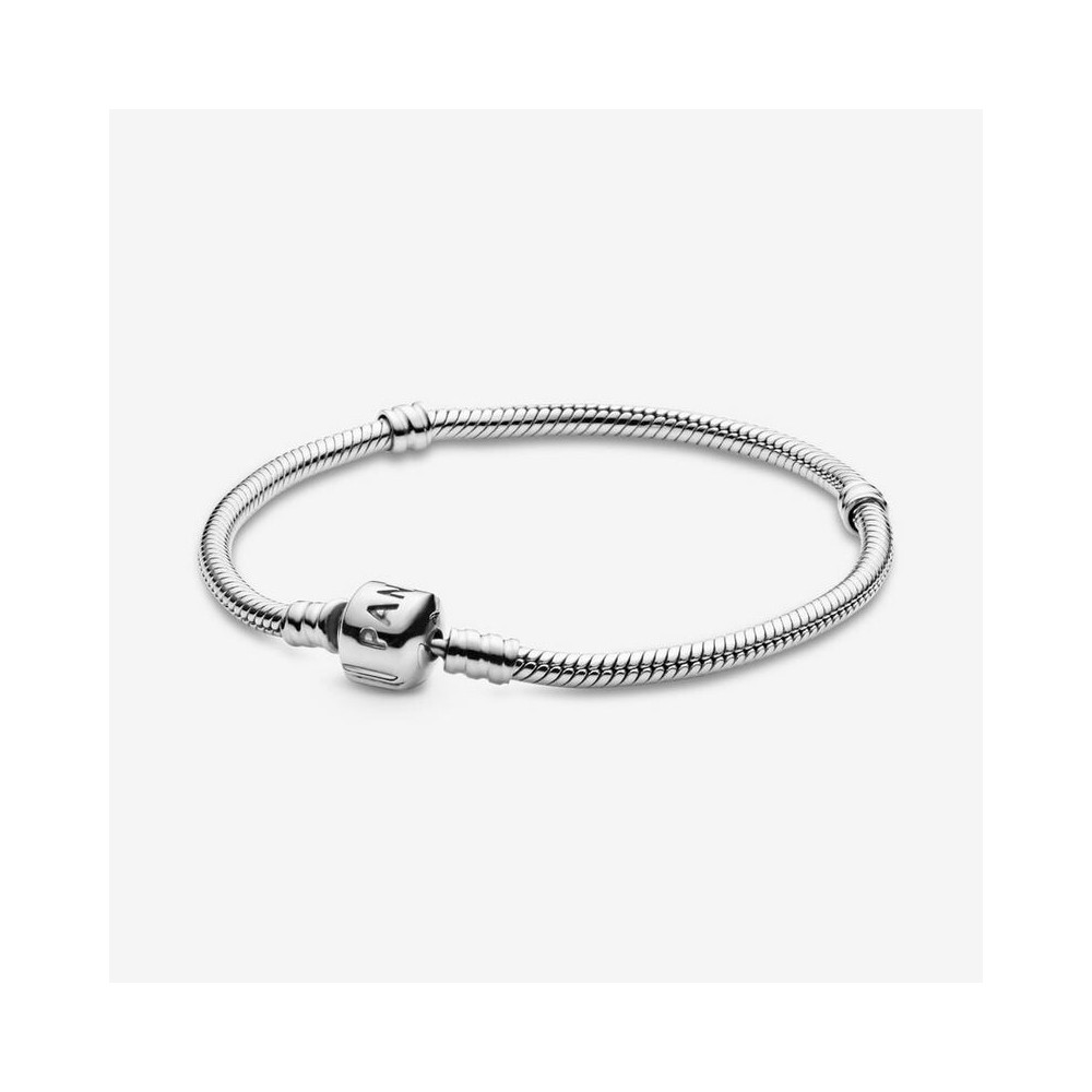 1 - Bracciale base donna Pandora Moments Argento 925 maglia snake 590702HV-21