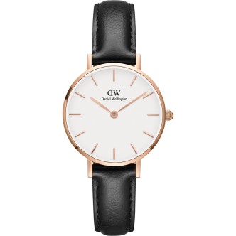 1 - Orologio Daniel Wellington acciaio donna solo tempo analogico cinturino in pelle DW00100230 Classic Petite Sheffield