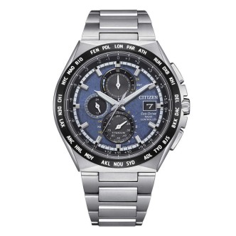 1 - Orologio uomo Citizen Radiocontrollato AT8 Super Titanio AT8238-84L fondo blu