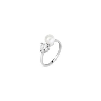 1 - Anello Silver Pearls donna Stroili 1691454 argento