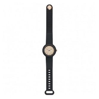 1 - Hero.Dot woman Hip Hop watch Black silicone HWU1118