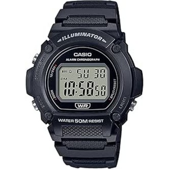 2 - Casio Collection digital black man W-219H-1AVEF resin watch