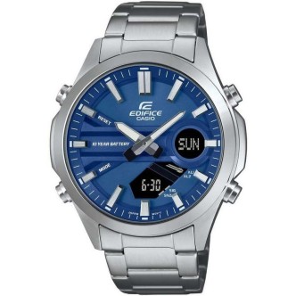 1 - Orologio uomo Casio Edifice fondo blu EFV-C120D-2AEF cassa e bracciale acciaio