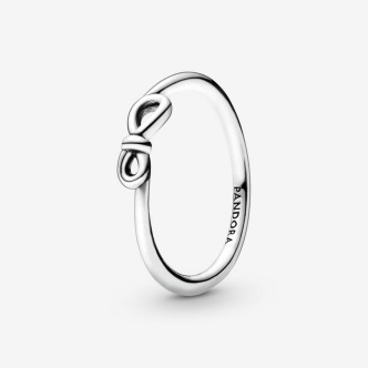 1 - Pandora Women's Infinity Knot Ring 198898c00-50 925 Silver Size 10