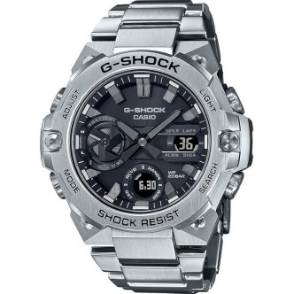 1 - Casio G-Shock Solar GST-B400D-1AER G-Steel watch in silver color