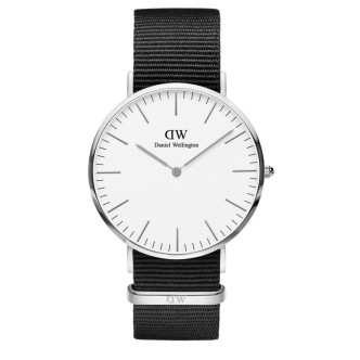 1 - Watch Daniel Wellington steel unisex only time analog strap NATO DW00100258 Classic Cornwall