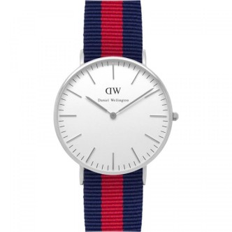 1 - Orologio Daniel Wellington acciaio unisex solo tempo analogico cinturino NATO DW00100046 Classic Oxford