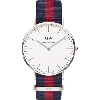 1 - Orologio Daniel Wellington acciaio unisex solo tempo analogico cinturino NATO DW00100015 Classic Oxford