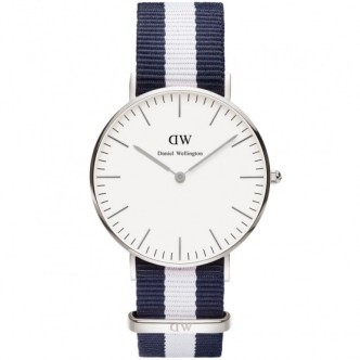 1 - Watch Daniel Wellington steel unisex only time analog strap NATO DW00100047 Classic Glasgow