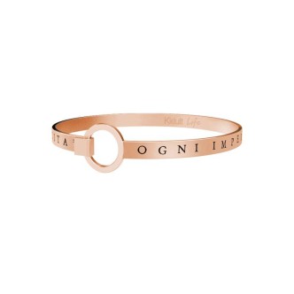 1 - Bracciale Kidult 731116 in acciaio 316L PVD Oro Rosa collezione Philosophy