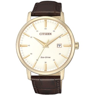 1 - Watch Citizen only time steel man analog leather strap BM7463-12A Classic