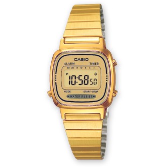 1 - Casio watch woman resin Digital bracelet steel LA670WEGA-9EF