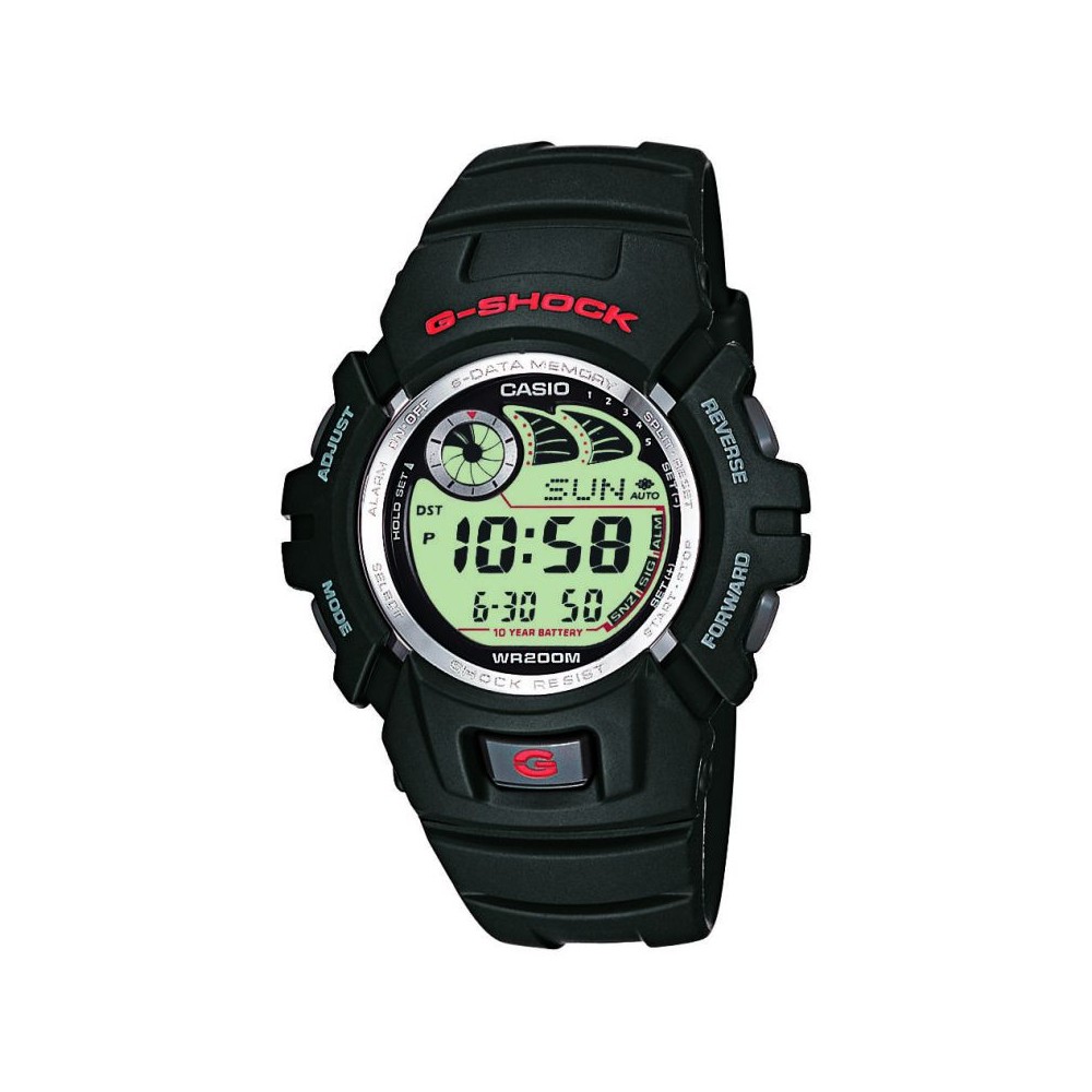 1 - Orologio Casio uomo resina digitale cinturino in resina G-2900F-1VER G-Shock