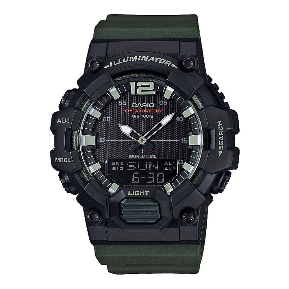 1 - Orologio Casio unisex resina digitale cinturino in resina HDC-700-3AVEF Illuminator