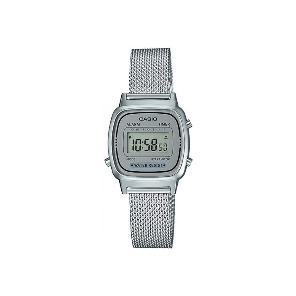 1 - Casio watch woman digital resin steel bracelet LA670WEM-7EF Vintage