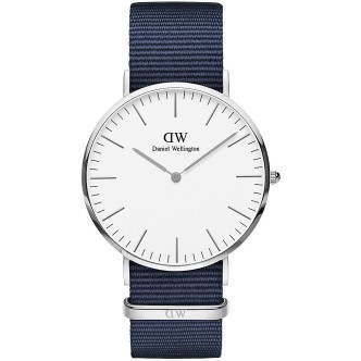 1 - Watch Daniel Wellington steel only time unisex analog strap NATO DW00100276 Classic Bayswater