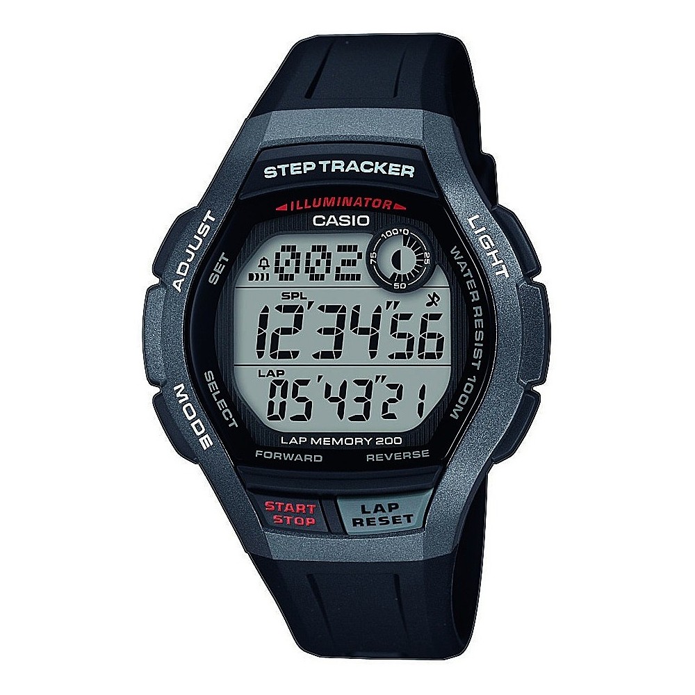 1 - Casio watch unisex resin Digital resin strap WS-2000H-1AVEF