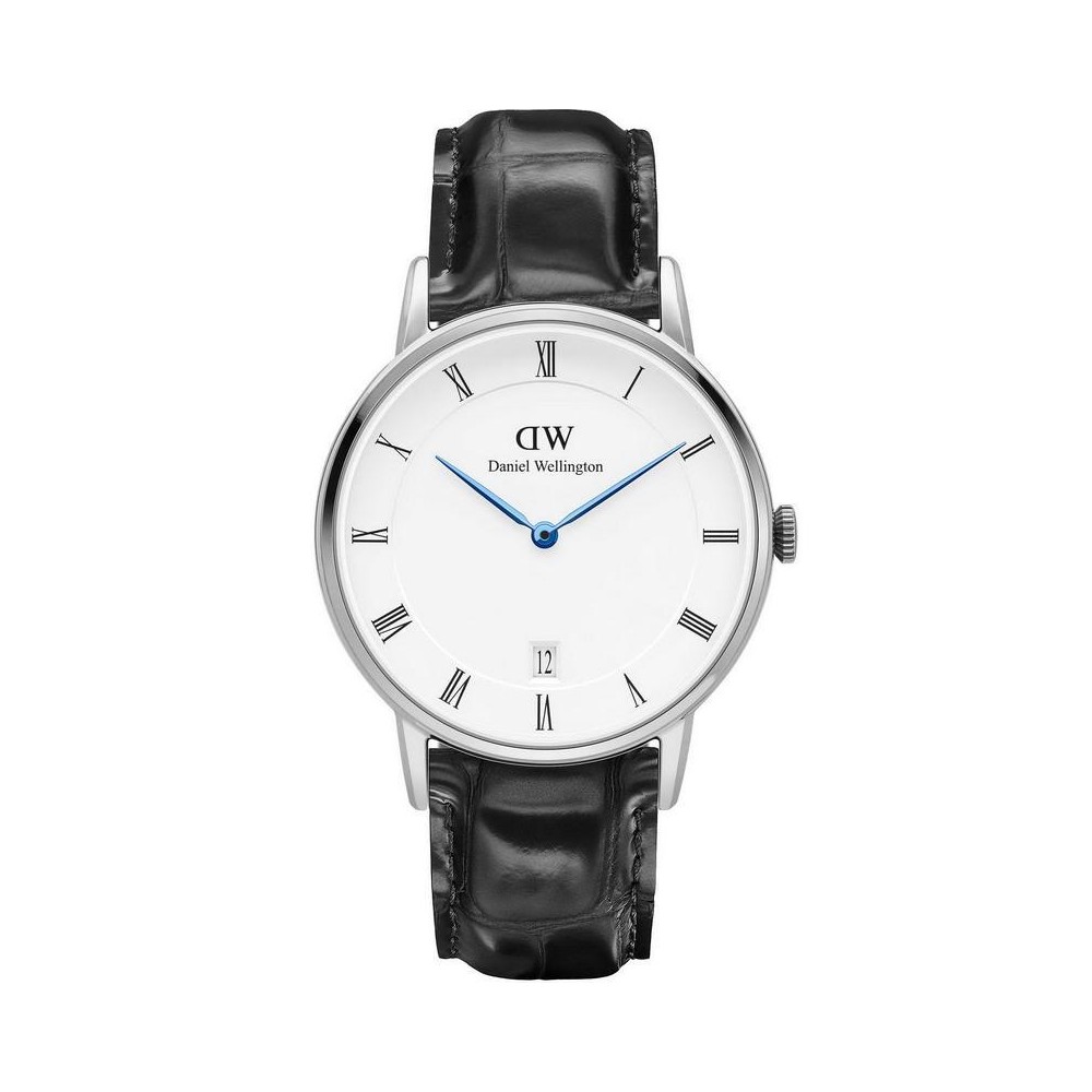 1 - Watch Daniel Wellington steel only time unisex analog leather strap DW00100117 Dapper Reading