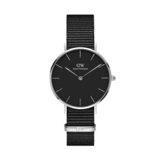 1 - Orologio Daniel Wellington acciaio solo tempo unisex analogico cinturino NATO DW00100216 Classic Petite Cornwall