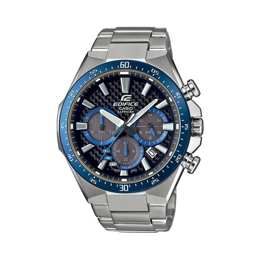 1 - Watch Casio steel Chronograph man analog steel bracelet EFS-S520CDB-1BUEF