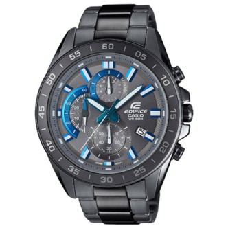 1 - Watch Casio steel Chronograph man analogical bracelet steel EFV-550GY-8AVUEF