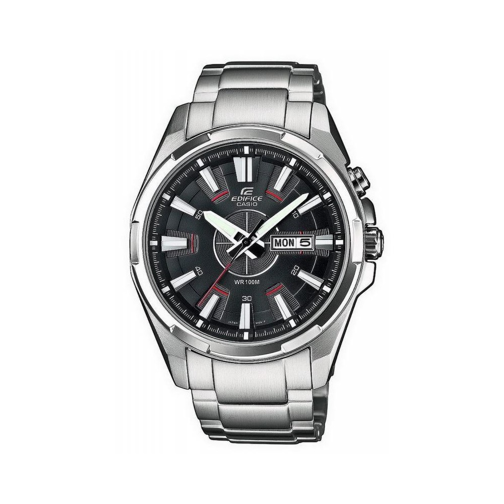 1 - Watch Casio steel Solo Tempo man analog steel bracelet EFR-102D-1AVEF Edifice