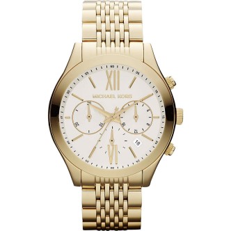 1 - Orologio Micheal Kors donna acciaio Cronografo analogico bracciale in acciaio MK5762 Runway