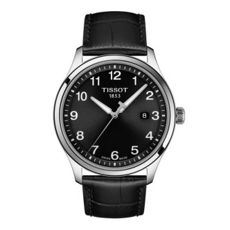 1 - Watch Tissot man steel Only Time analog leather strap T116.410.16.057.00 Gent XL Classic