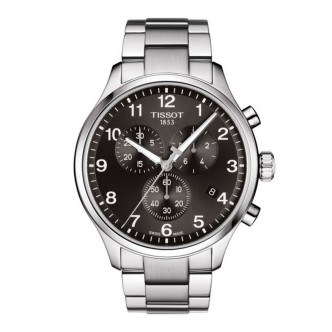 1 - Watch Tissot man steel Chronograph analog steel bracelet T116.617.11.057.01 Chrono XL