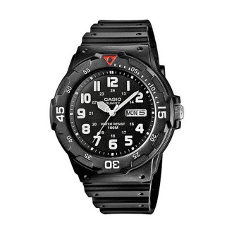 1 - Orologio Casio unisex resina solo tempo cinturino in silicone MRW-200H-1BVEF