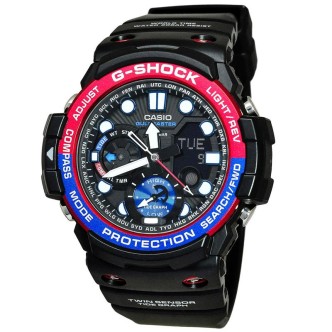 1 - Orologio Casio uomo resina solo tempo cinturino in resina GN-1000-1AER G-Shock