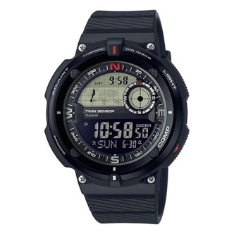 1 - Casio unisex resin digital watch with resin strap SGW-600H-1BER