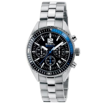 1 - Breil men's watch steel Analog chronograph steel bracelet TW1633 Midway