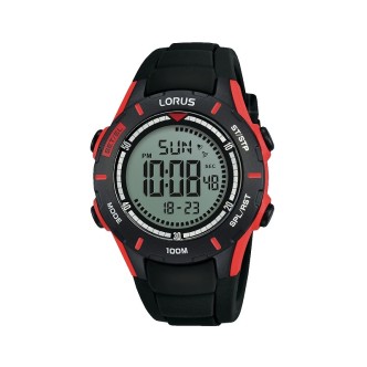 1 - Orologio Lorus uomo plastica di9gitale cinturino in silicone  R2361MX9