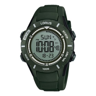 1 - Orologio Lorus uomo plastica digitale cinturino in silicone R2369MX9