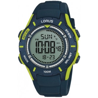 1 - Orologio Lorus uomo plastica digitale cinturino in silicone  R2365MX9