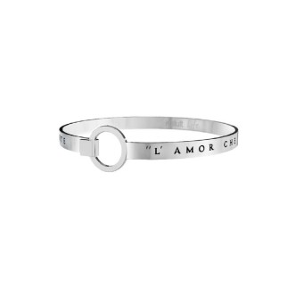 1 - Kidult bracelet 731055 316L stainless steel with phrase by Dante Love collection