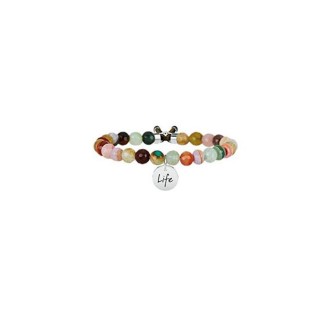 1 - Bracciale Kidult 231534 con pietra Agata e acciaio 316L collezione Symbols.