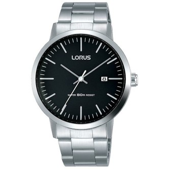 1 - Orologio Lorus acciaio solo tempo uomo bracciale in acciaio RH989JX9 Urban