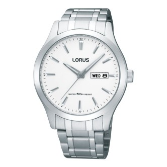 1 - Orologio Lorus acciaio solo tempo uomo bracciale in acciaio RXN25DX9 Classic