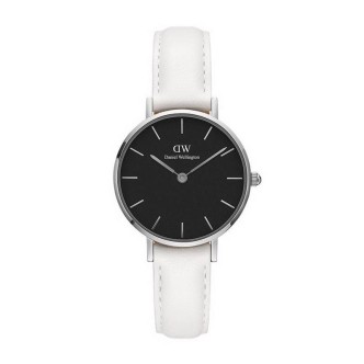 1 - Orologio Daniel Wellington acciaio solo tempo donna analogico cinturino in pelle DW00100286 Classic Petite Bondi