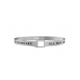 1 - Bracelet Kidult 731377 steel 316L February Symbols collection