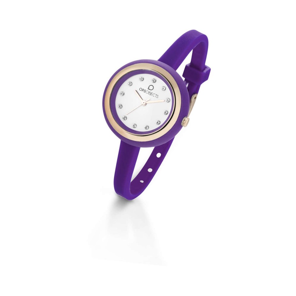 1 - Orologio Ops Objects donna Solo tempo analogico cinturino silicone OPSPW-404-2400 Bon Bon